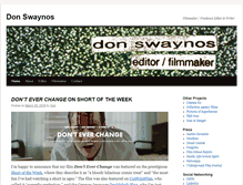 Tablet Screenshot of donswaynos.com